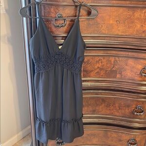 Black Sundress with Lace Detail
